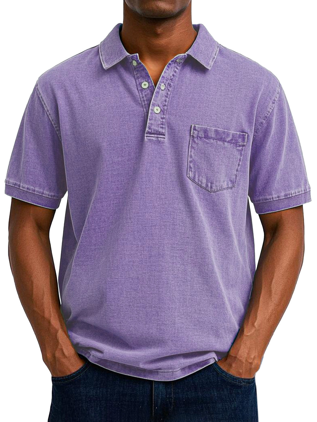 Pierre™  | Chemise Polo Vintage Décontractée pour Homme