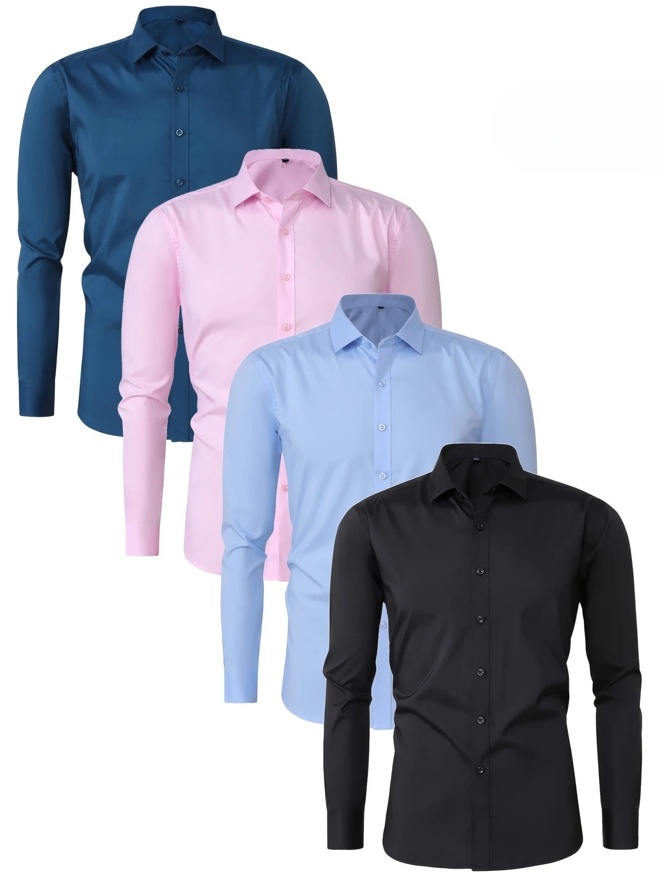 Louis™ | Chemise élégante à manches longues avec boutons
