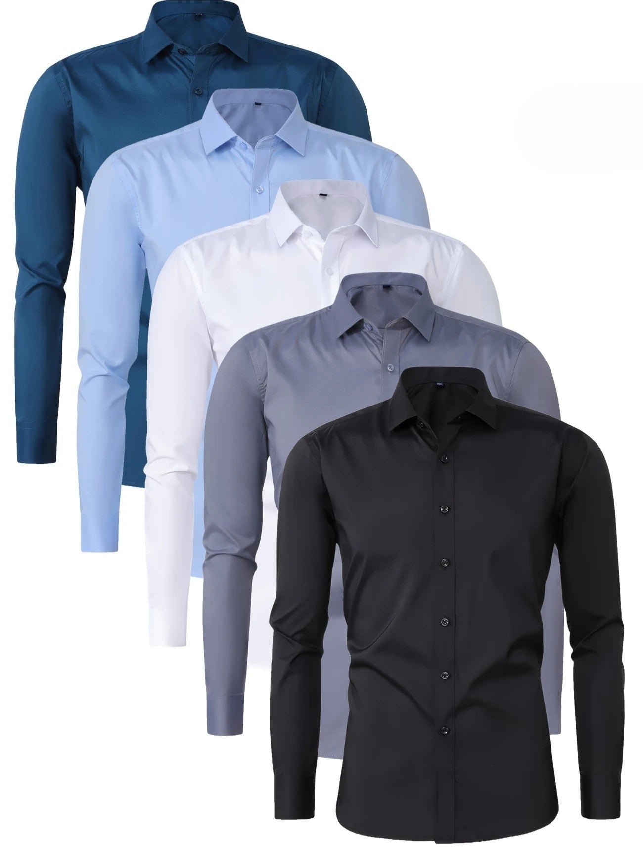 Louis™ | Chemise élégante à manches longues avec boutons