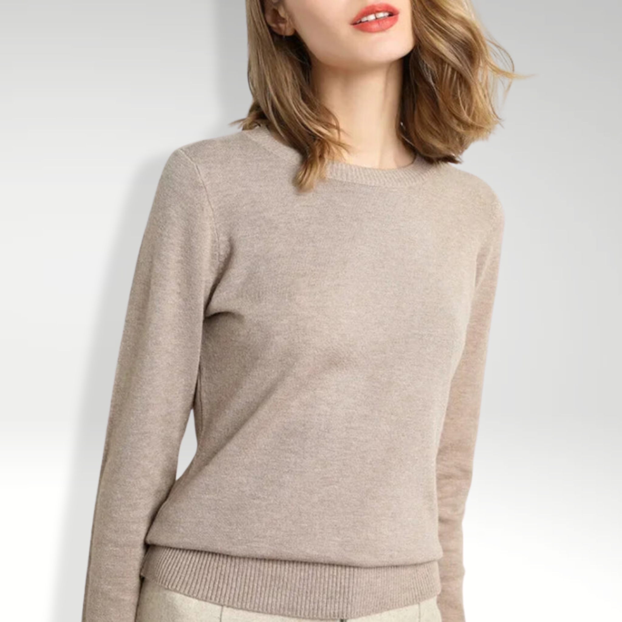 Françoise™ | Pull confort en laine essentiel