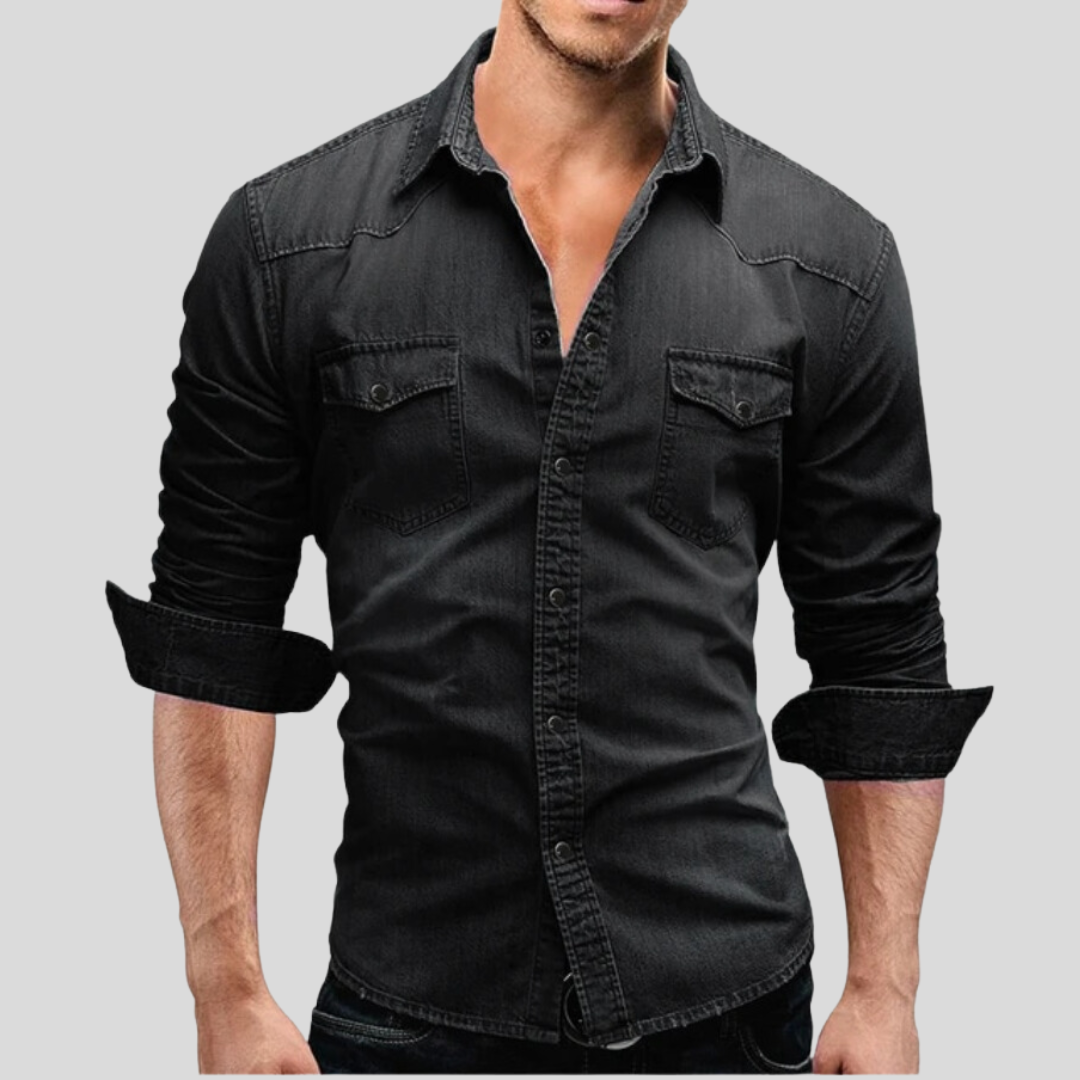 Romain™ - Chemise en denim au style moderne