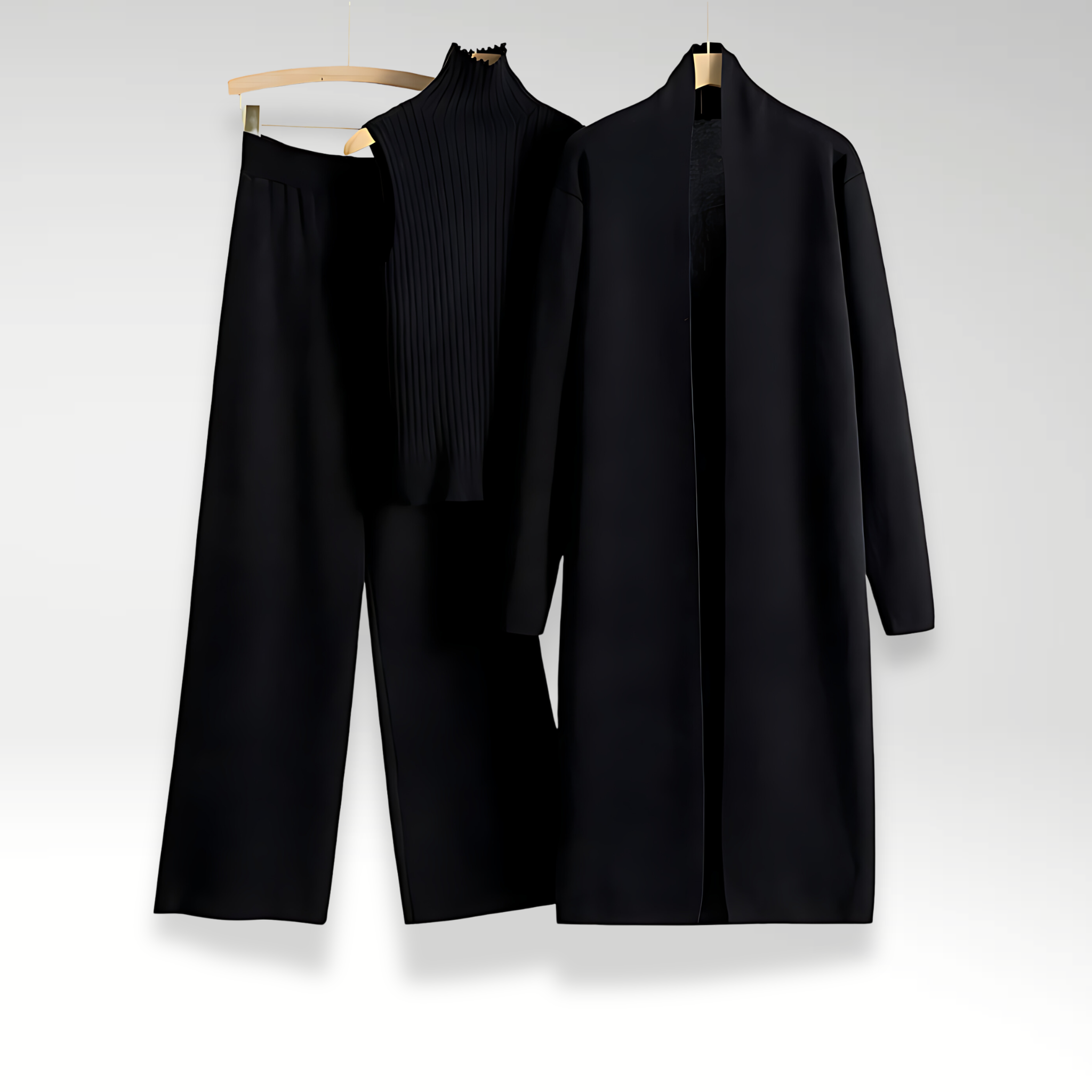 Laurène™ | Ensemble trois pièces en maille Luxe