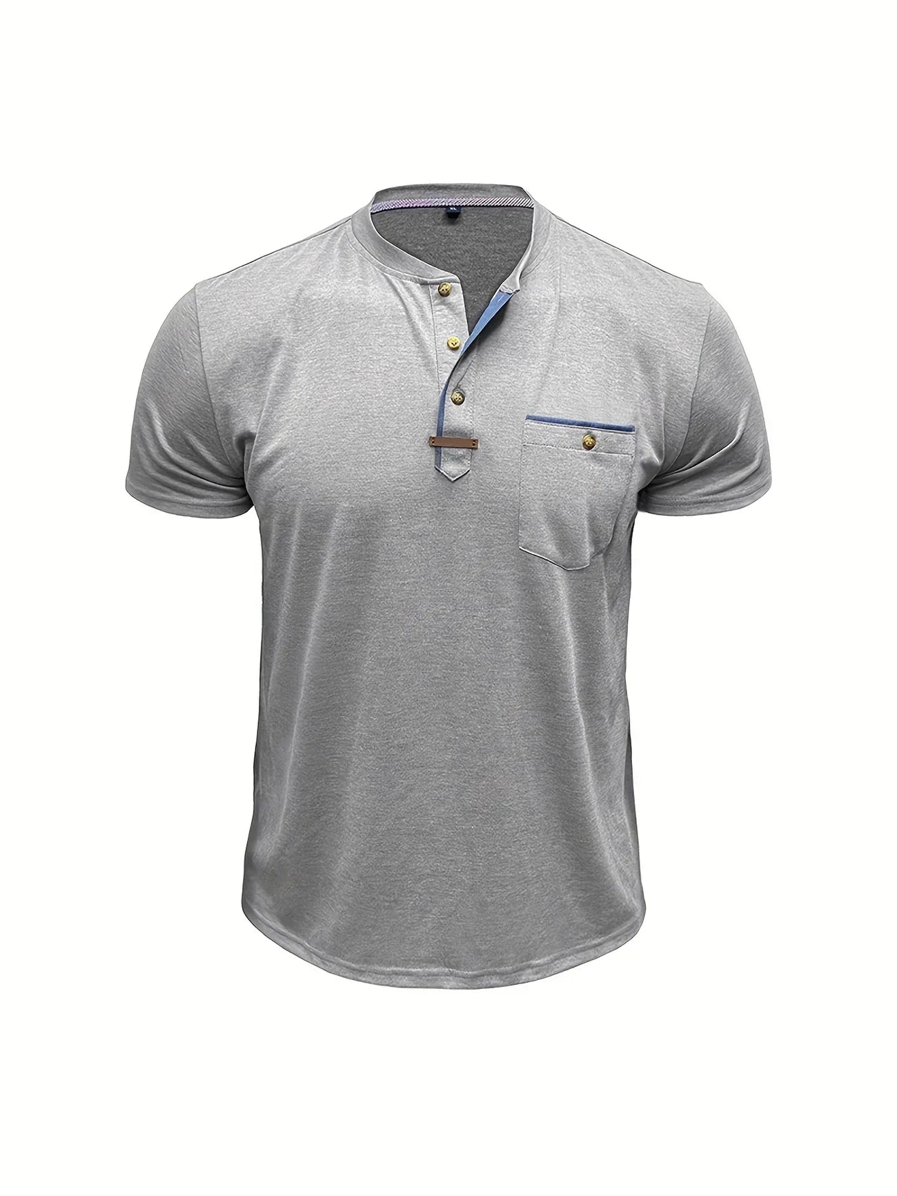 Hervé™ | T-shirt col rond élégant avec poche