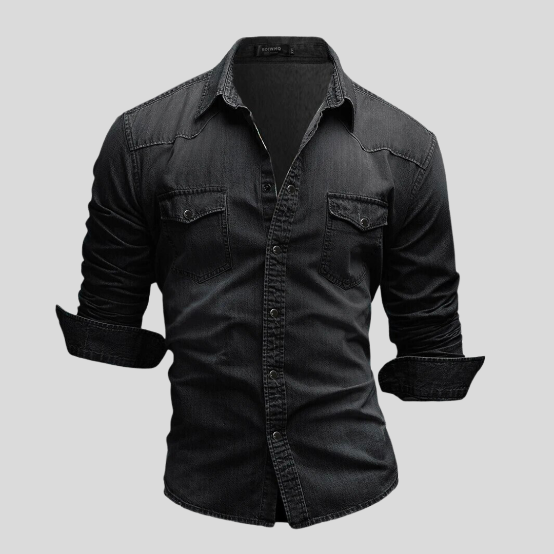 Romain™ - Chemise en denim au style moderne