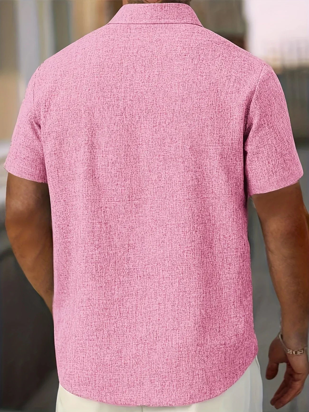 Guillaume™ | Chemise légère à manches courtes en mélange de lin