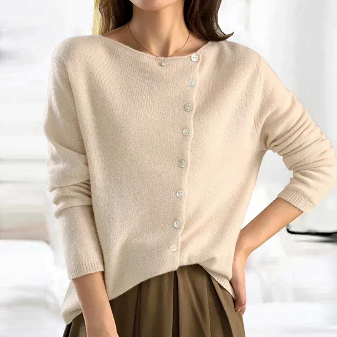 Ursuline™ | Cardigan classique en maille boutonnée