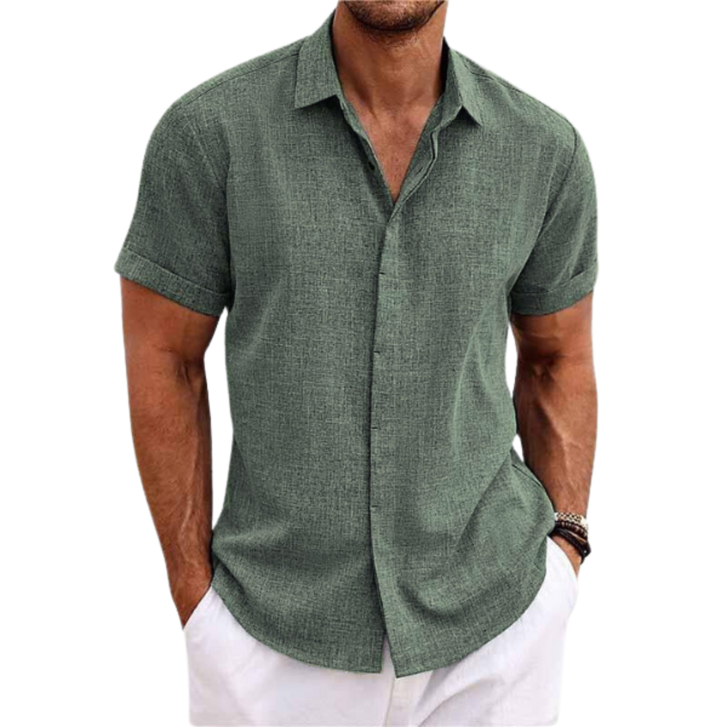 Simon™ - Chemise en Lin Classique