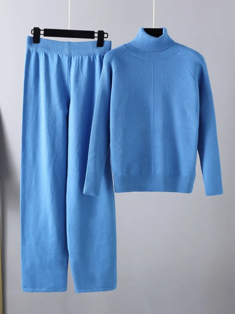 Josiane™ | Ensemble deux pièces Lounge en tricot torsadé