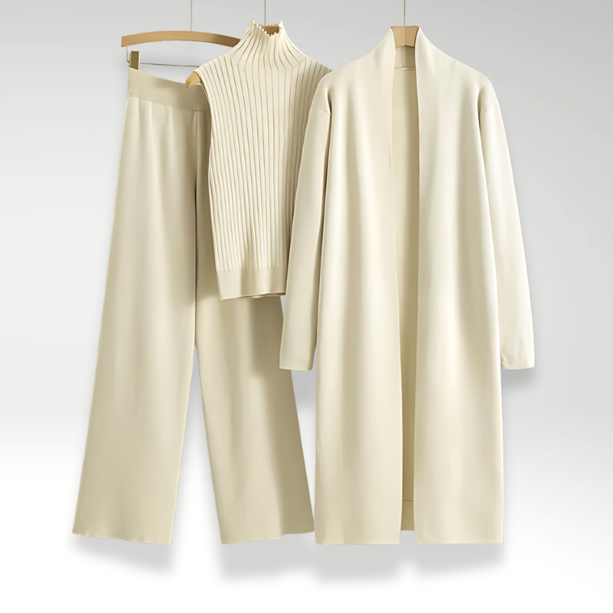 Laurène™ | Ensemble trois pièces en maille Luxe