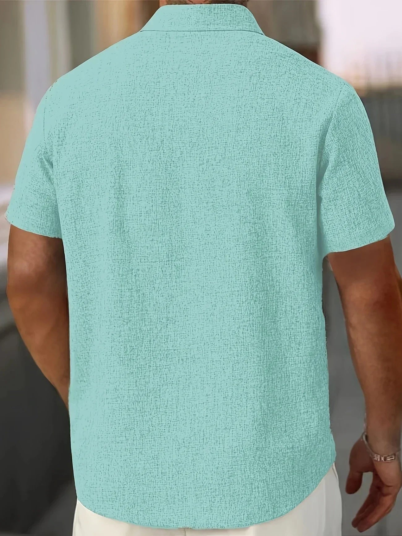 Guillaume™ | Chemise légère à manches courtes en mélange de lin