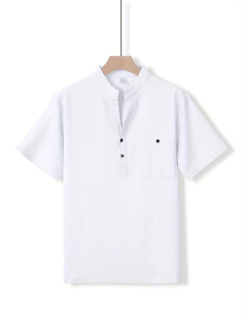Damien™ | Chemise élégante à manches courtes