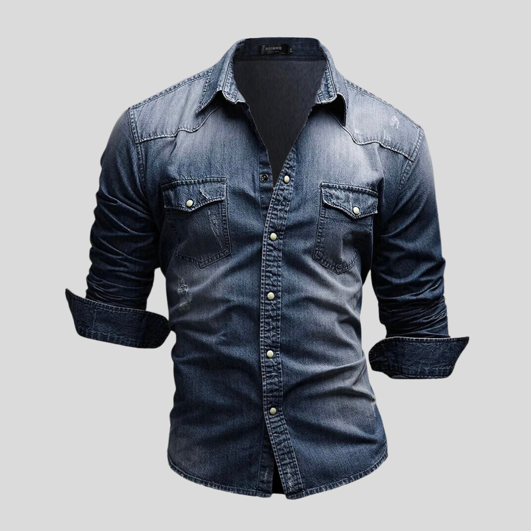 Romain™ - Chemise en denim au style moderne