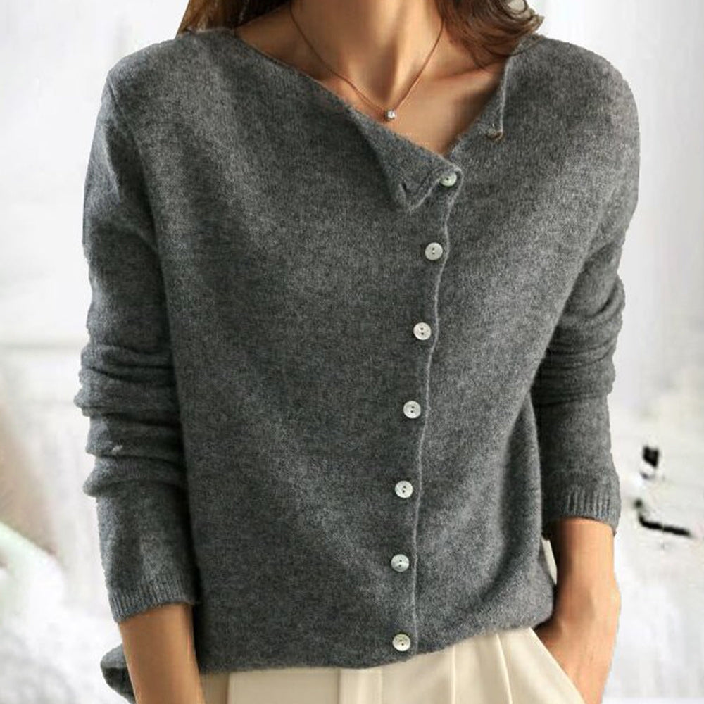Ursuline™ | Cardigan classique en maille boutonnée