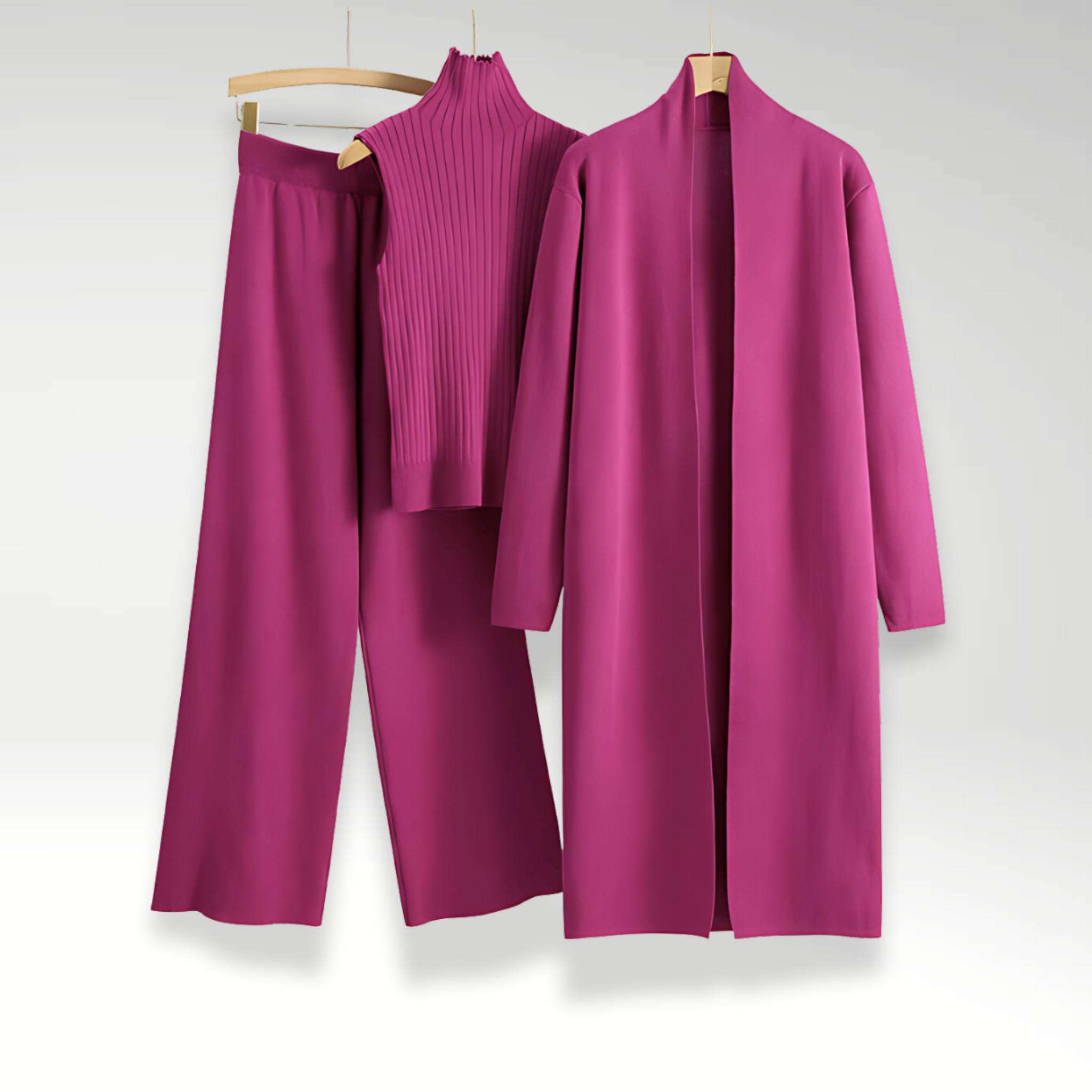 Laurène™ | Ensemble trois pièces en maille Luxe