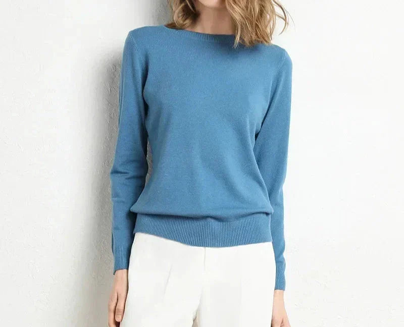 Françoise™ | Pull confort en laine essentiel