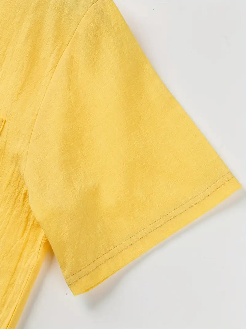 Damien™ | Chemise élégante à manches courtes