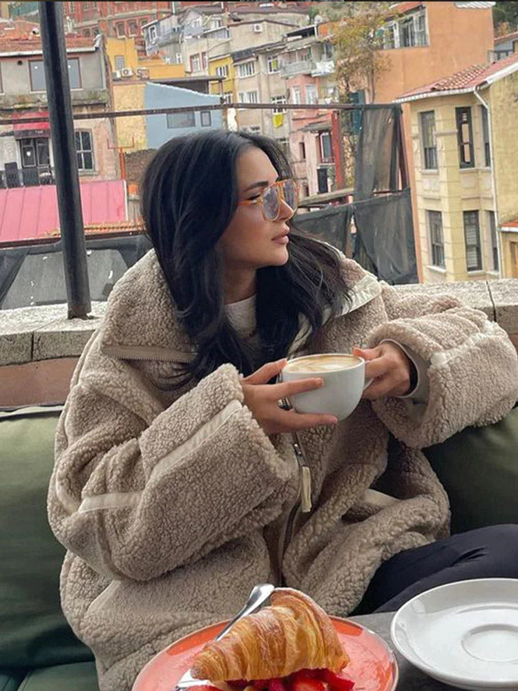 Édith™ | Veste Teddyfleece