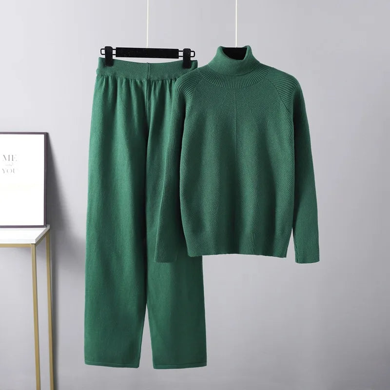 Josiane™ | Ensemble deux pièces Lounge en tricot torsadé