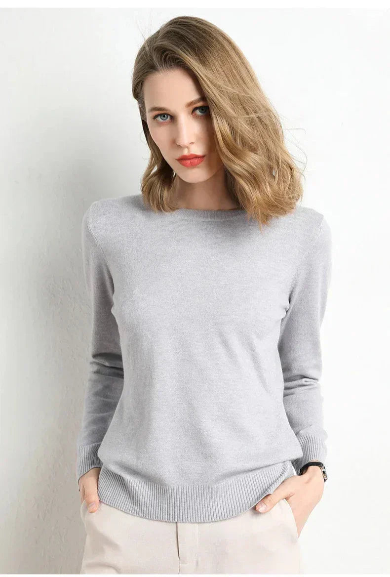 Françoise™ | Pull confort en laine essentiel