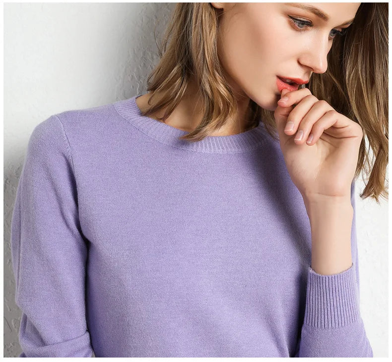 Françoise™ | Pull confort en laine essentiel